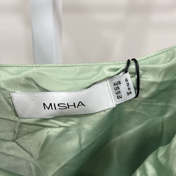 MISHA Chandra Dress in Sage - Picture 6 of 9